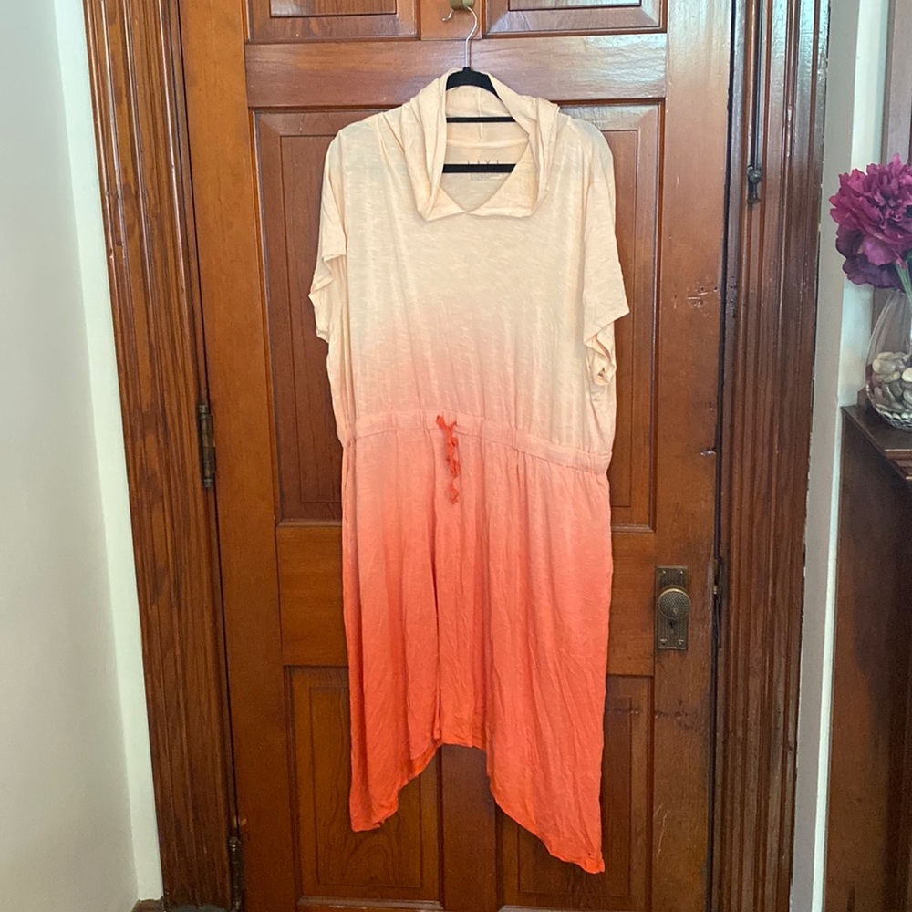 Lane Bryant, Size 22/24, peach/coral active dress